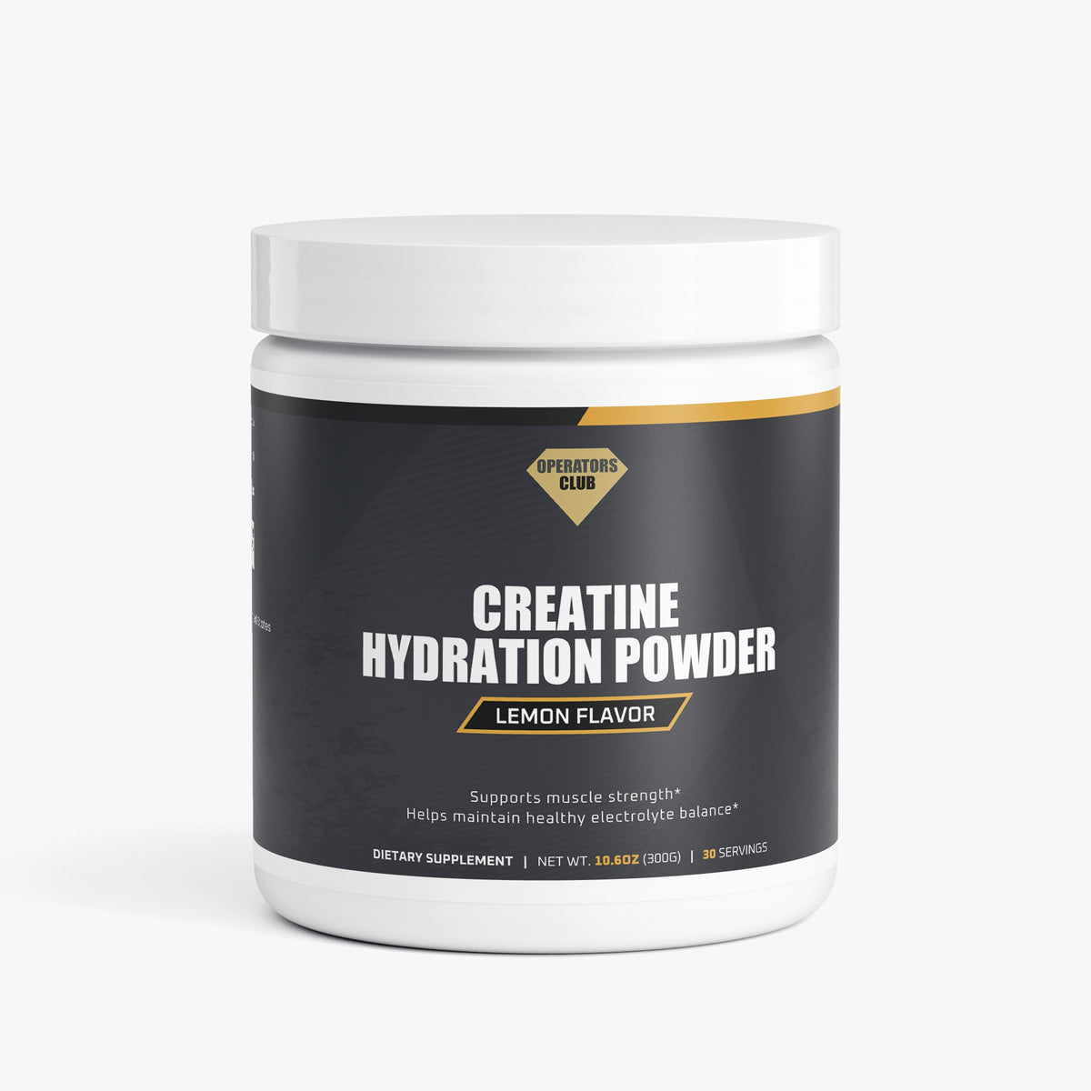 Creatine Hydration Powder (Lemon Flavor)